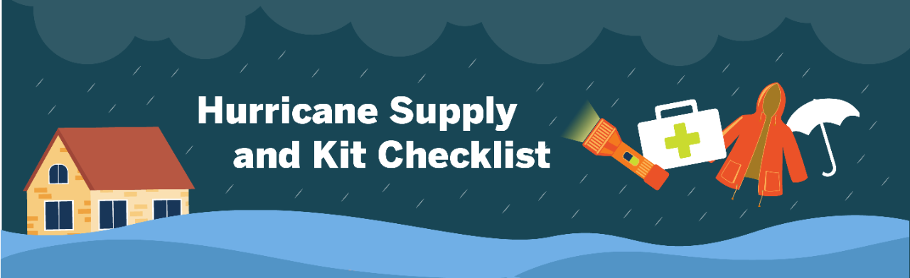 Hurricane Supply and Kit Checklist Constellation