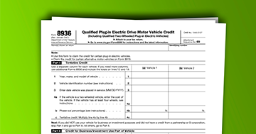 ev tax forms