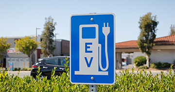 ev charging sign