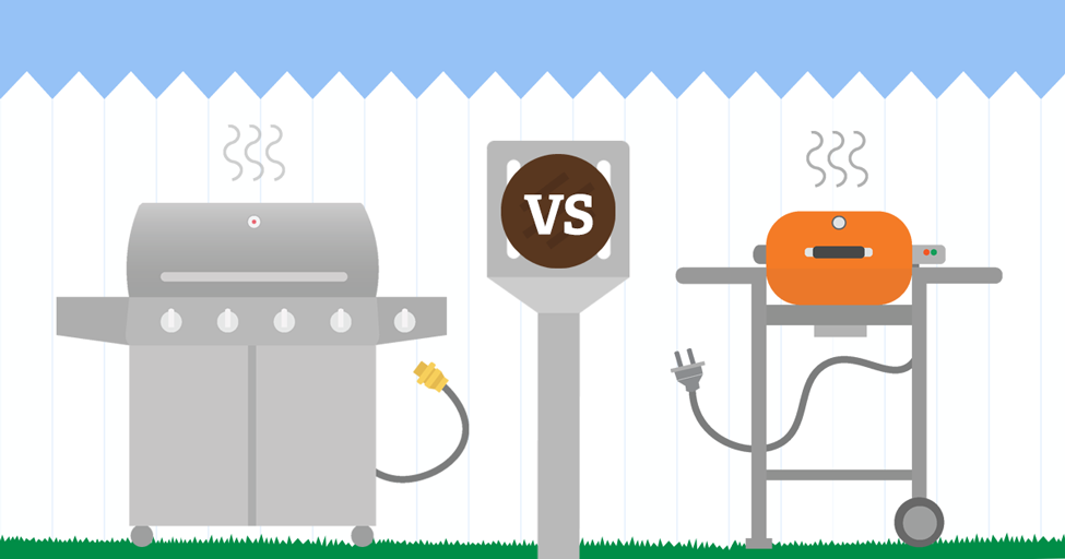  Grilles électriques vs Gaz